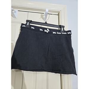 Outer Banks Mini Skirt Size Med Black Y2K Grunge Emo Punk Witchy